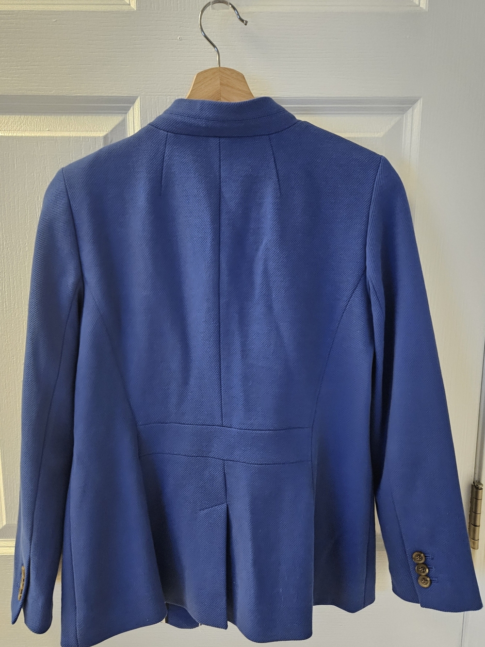 Talbots Blue Notchless Single-Button Blazer - Picture 2 of 3